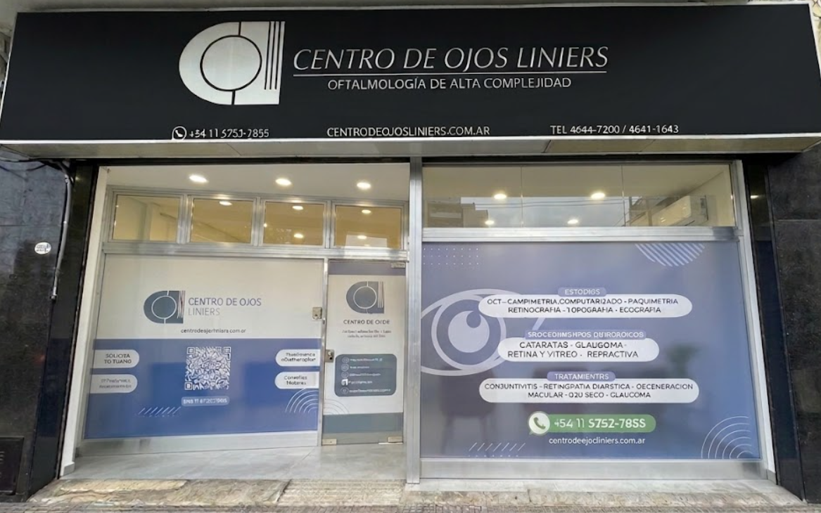Fachada Centro de Ojos Liniers – Av. Rivadavia 11022